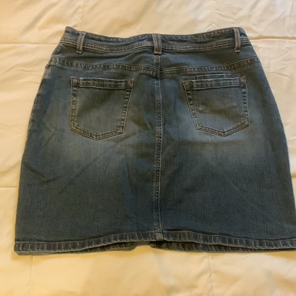 Riders Copper Collection Denim MidRise Skirt Size 11/12 - Picture 6 of 7